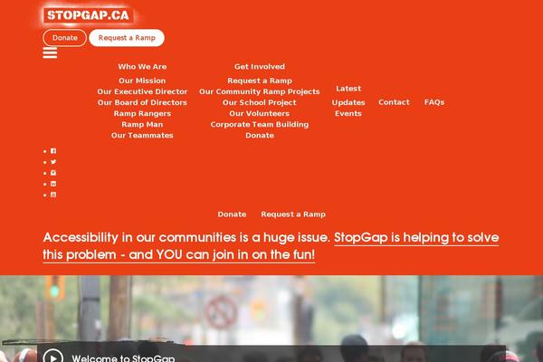 stopgap.ca site used Stopgap