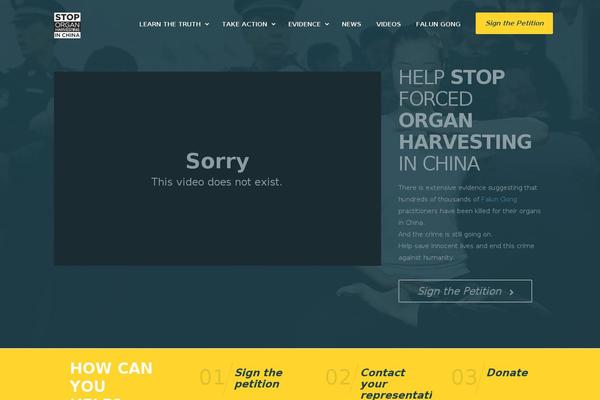 Site using WP Video Lightbox plugin