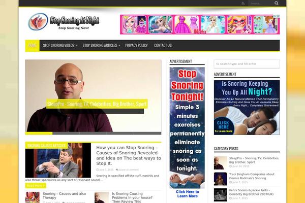 Site using Zamango Page Navigation plugin
