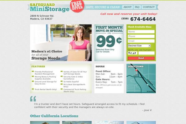 Salient theme site design template sample