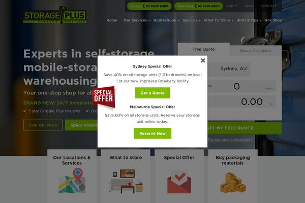 storageplus.com.au site used Storageplus