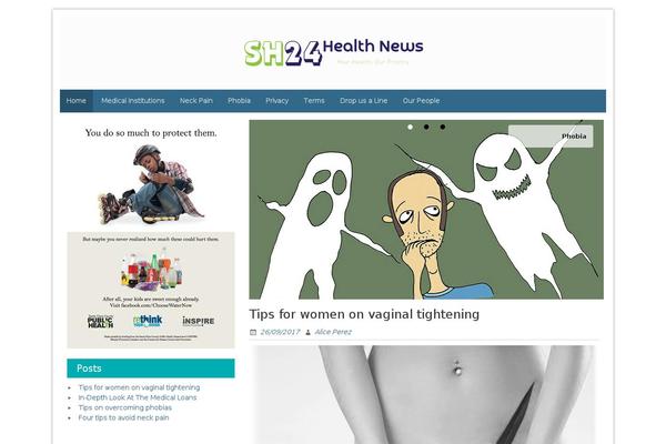 Site using Widget Post Slider plugin