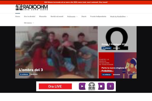 storie.radioohm.it site used Newspaper X