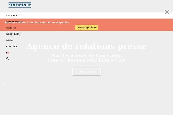 Impreza Child theme site design template sample
