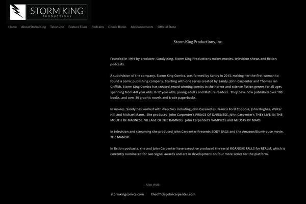 Site using Salient-social plugin