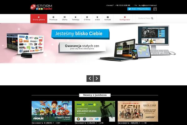 stormmedia.pl site used Avada Child