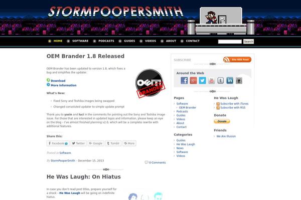 Site using podPress plugin