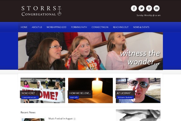 storrscongchurch.org site used Churchope