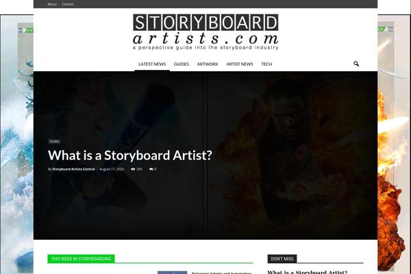 Newspaper theme site design template sample