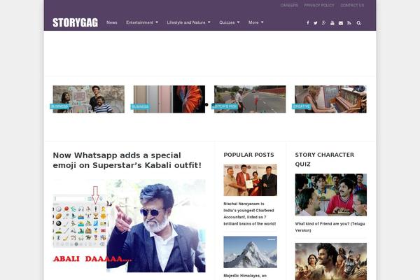 Site using Web-stories plugin
