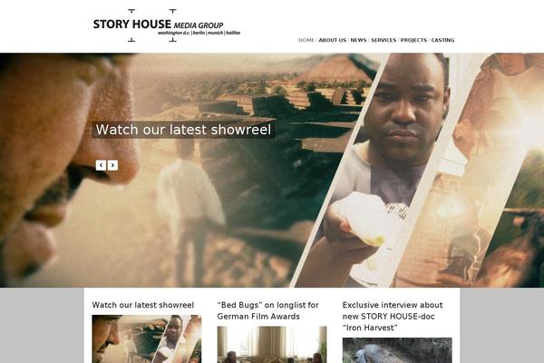 Cinerama theme site design template sample