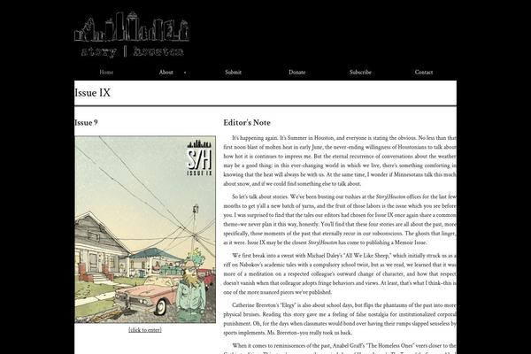 storyhouston.com site used Cascade