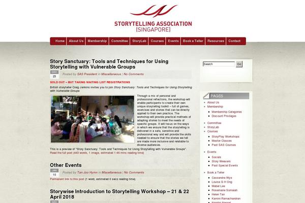 Site using Slide-anything plugin