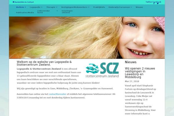 Divi Child theme site design template sample