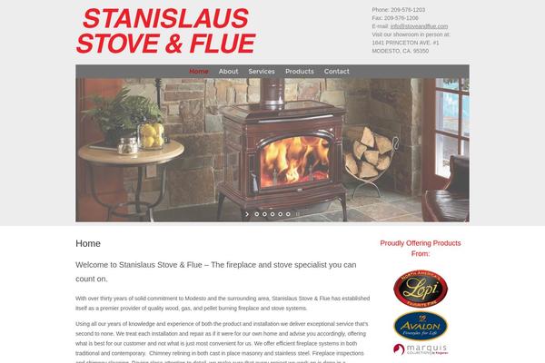 stoveandflue.com site used Headway