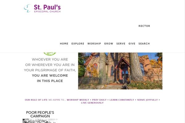 Adorechurch theme site design template sample
