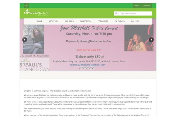 Nativechurch-child theme site design template sample