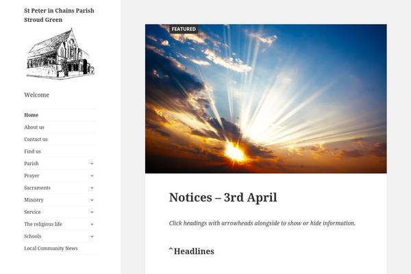 stpeterinchains.com site used Appcetera2015childr2