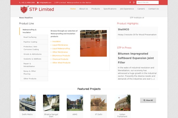 Site using T4B News Ticker plugin