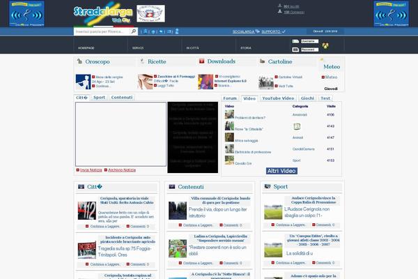 Advance theme site design template sample