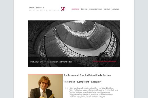 The Practice theme site design template sample