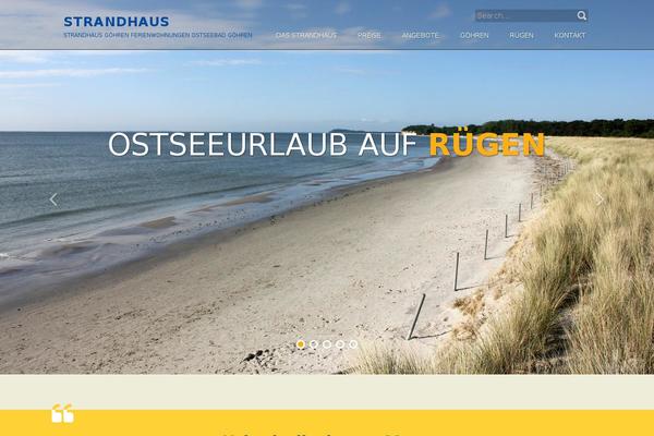 Meris theme site design template sample