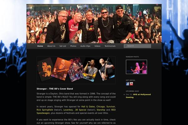 Site using MF Gig Calendar plugin
