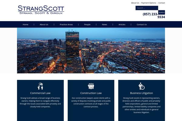 Law theme site design template sample