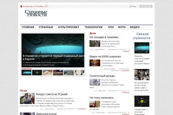 Newspaper theme site design template sample