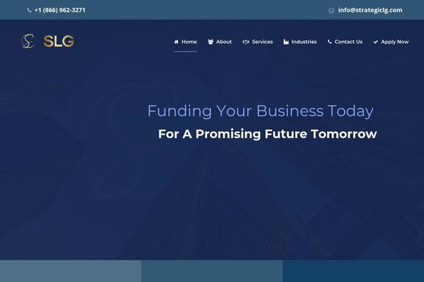 Financity theme site design template sample