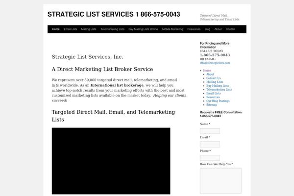 Site using Simple Sidebar Navigation plugin