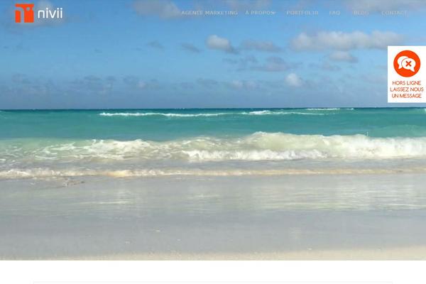 Vela theme site design template sample