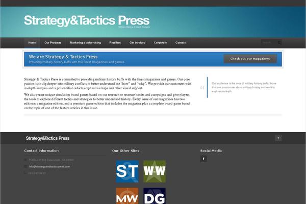 Verendus theme site design template sample