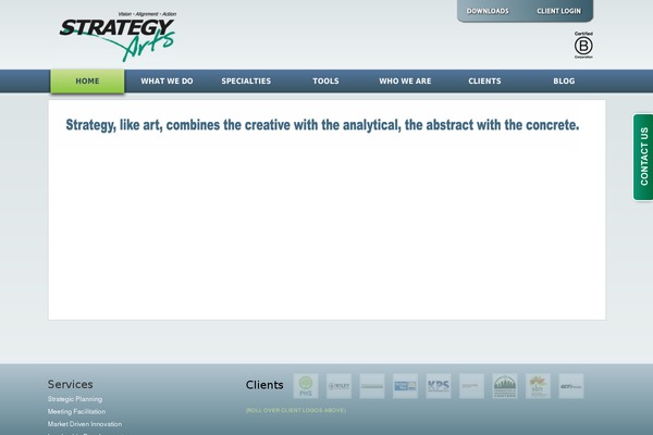 strategyarts.com site used Enet-theme