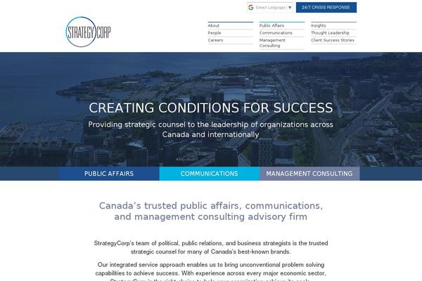 strategycorp.com site used Lightspeed-child