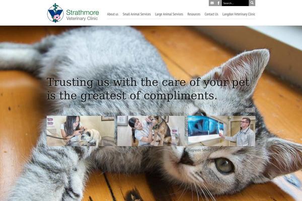 strathmorevet.com site used Vet-strategy-wordpress-2016