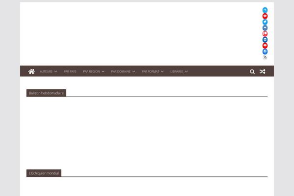 Site using RSS Retriever plugin