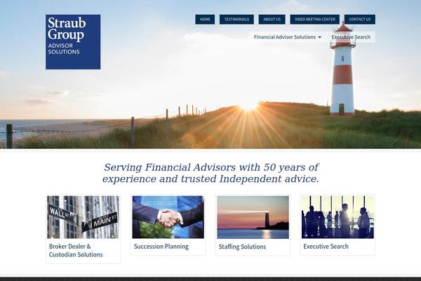 straub theme websites examples