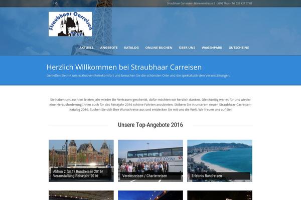 Tour Package theme site design template sample
