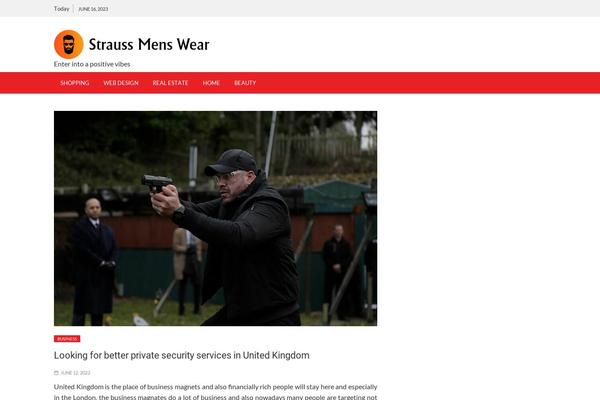 Trending Mag theme site design template sample
