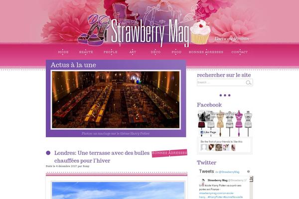 strawberry theme websites examples