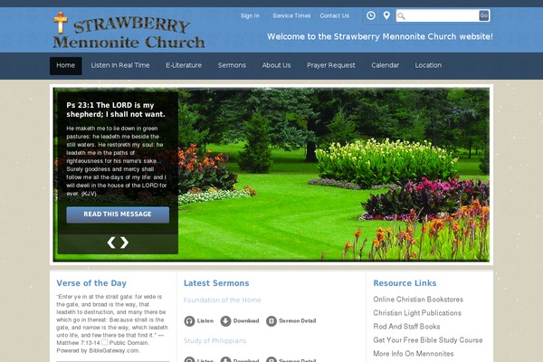 strawberrymennonite.com site used Risen