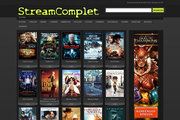 Streaming WordPress theme, websites list used Streaming theme Streaming theme websites examples