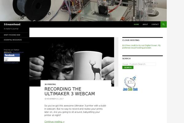 Site using MailChimp Widget plugin