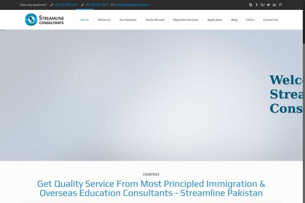 streamlinevisa.com site used Wss