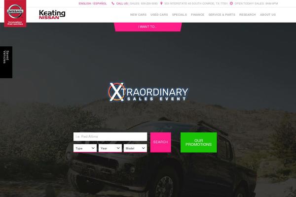 Dealer Inspire common theme site design template sample
