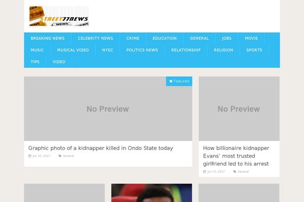 Ultra Seven theme site design template sample