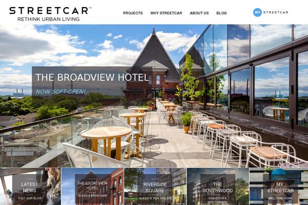 streetcar.ca site used Streetcar-custom