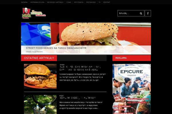 fMagazine theme site design template sample