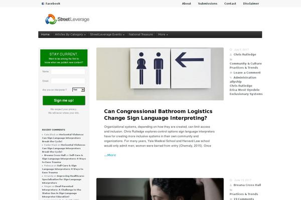 Site using Worth-the-read plugin